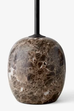 Sidebord - Lato LN8 Lacquered Walnut w/Emparador Marble