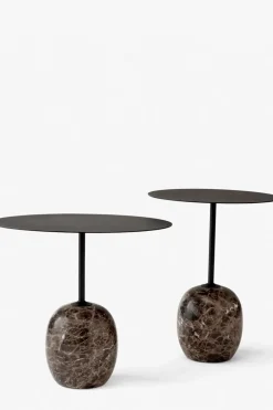 Sidebord - Lato LN9 Warm Black u0026 Emparador Marble