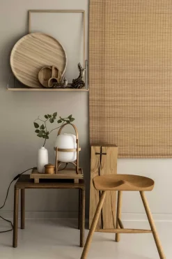 Sidebord - Piloti Modell 6705 46,5x39xh35 Røkt Eik