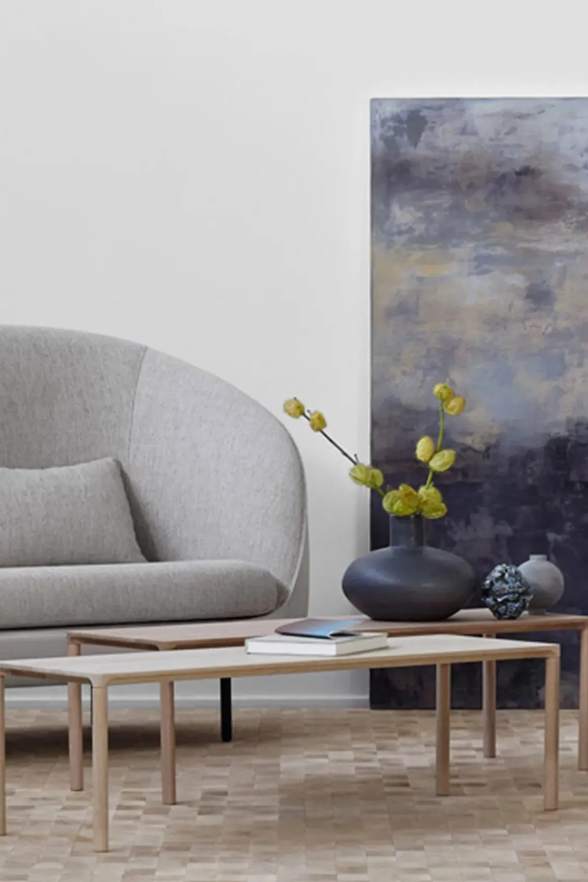 Sidebord - Piloti Modell 6715 39x120xh41 Oljet Eik