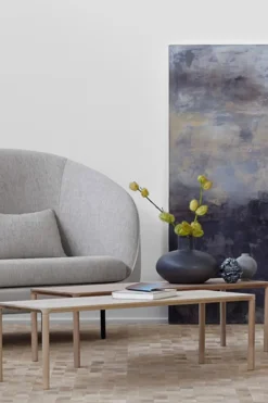 Sidebord - Piloti Modell 6715 120x39xh41 Såpet Eik