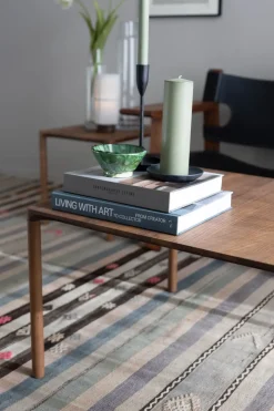 Sidebord - Piloti Modell 6725 63x63xh41cm Røkt Eik