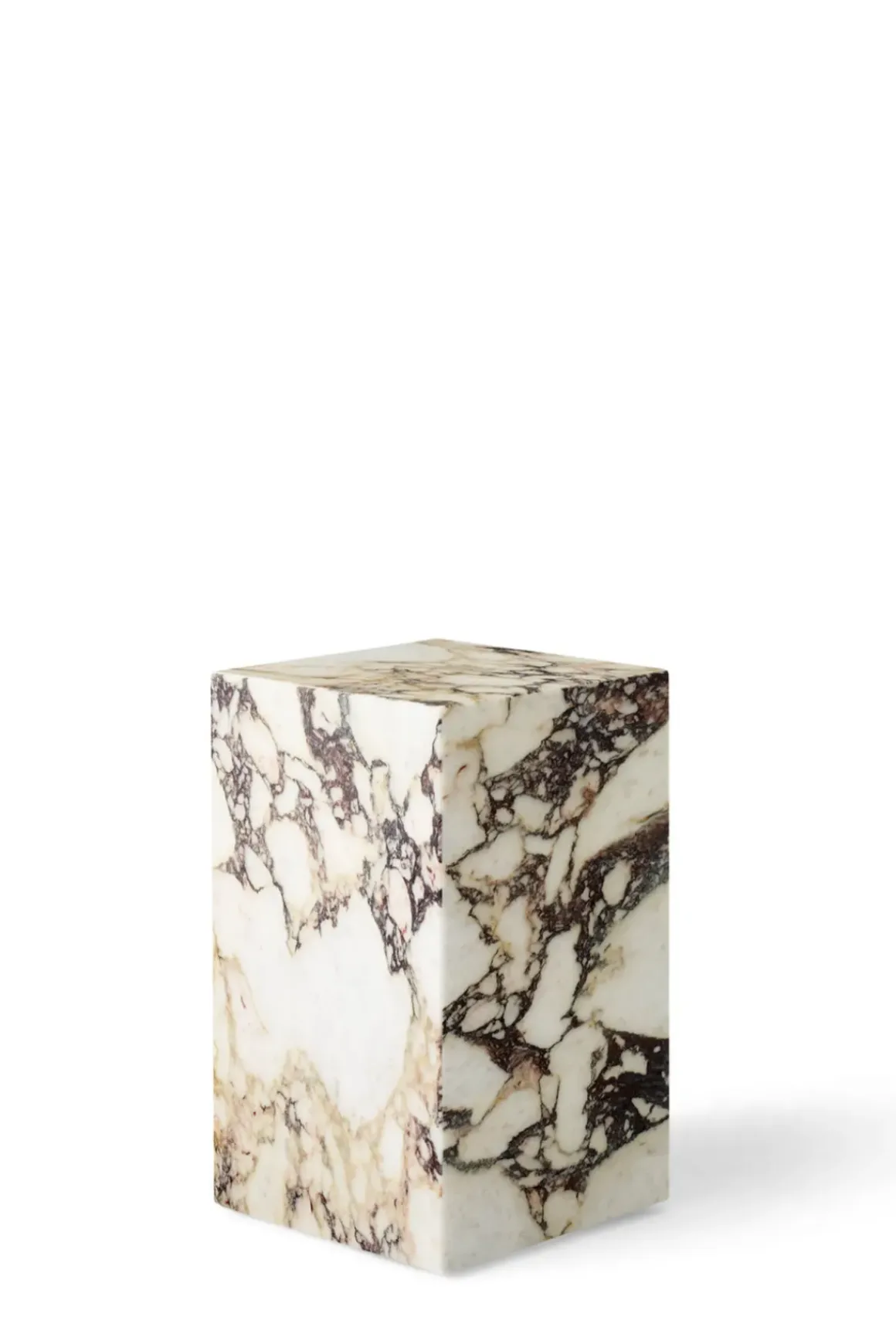 Sidebord - Plinth Tall 30x30xh51 Rose Marble