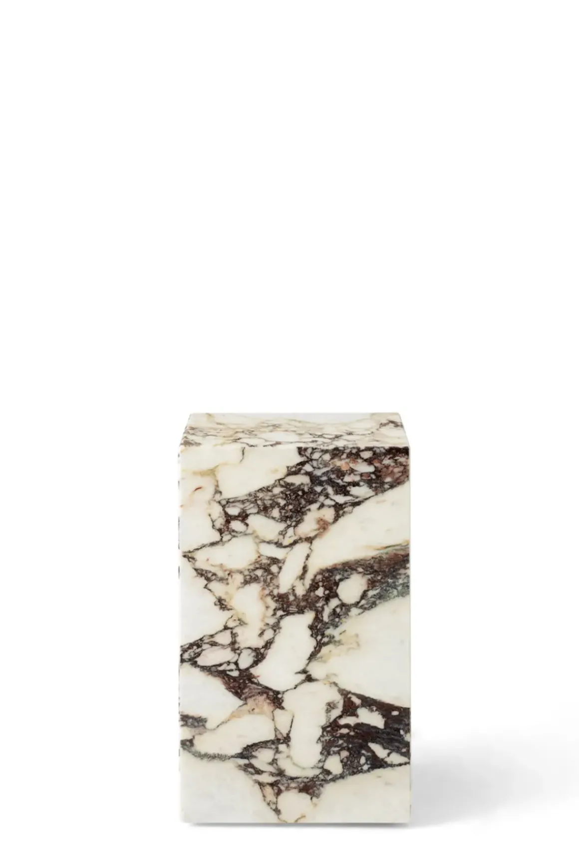 Sidebord - Plinth Tall 30x30xh51 Rose Marble