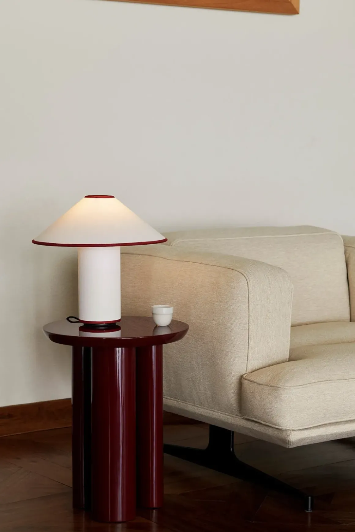 Sidebord - Tung JA3 Burgundy Red