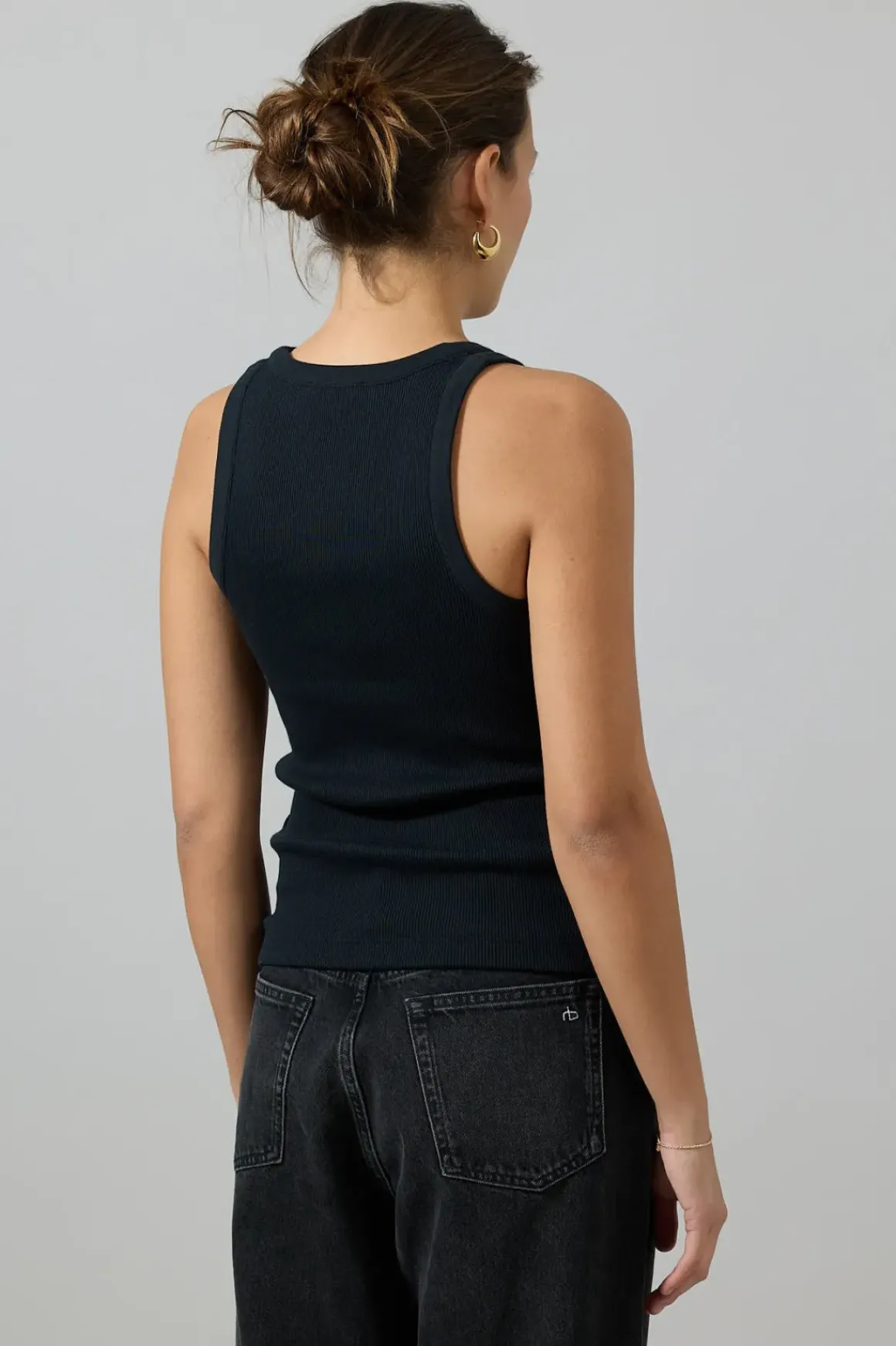 Singlet - Scoop NK Tank Black