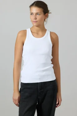 Singlet - Scoop NK Tank White