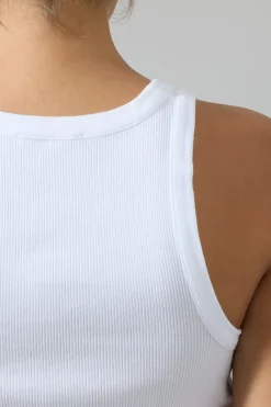 Singlet - Scoop NK Tank White