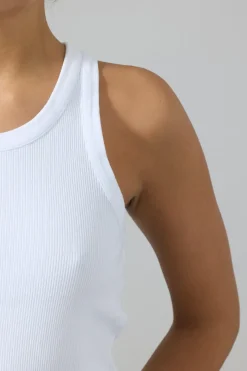Singlet - Scoop NK Tank White