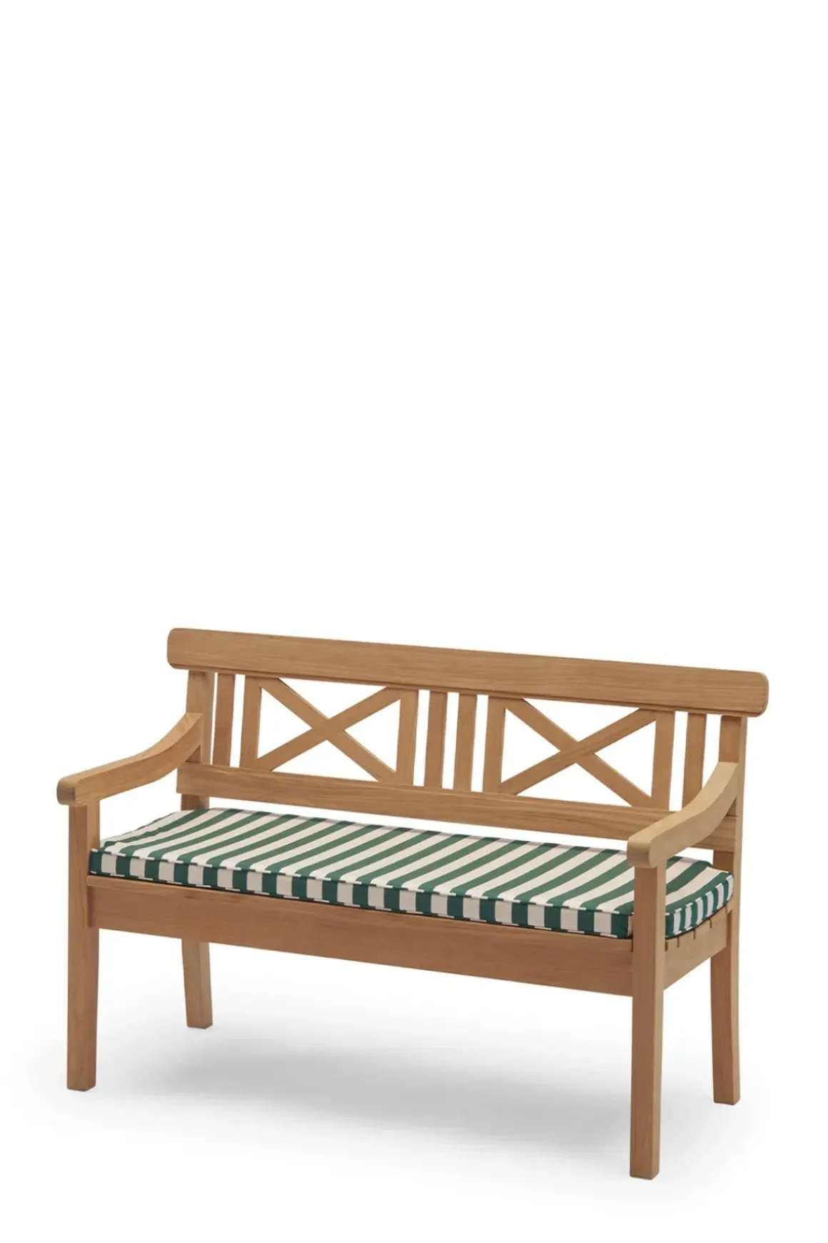 Sittepute - Til Drachmann Benk 120 Light Apricot/Dark Green