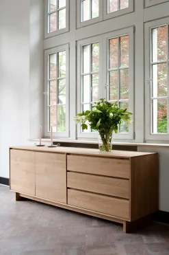 Sjenk - Oak Wave 205x46xh77cm