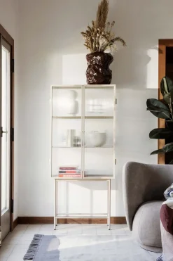 Skap - Haze Vitrine 32x70xh155cm Cashmere