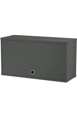 Skap - Vippedør 78x30x42 Mørkegrå