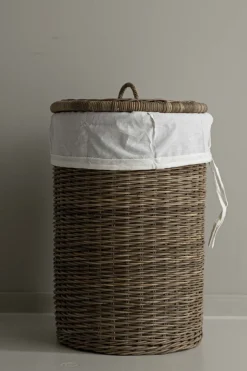 Skittentøyskurv - m/Lokk Dia39 x H59cm