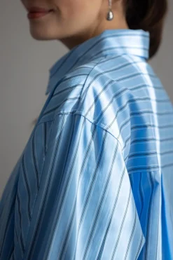 Skjorte - Coastal Shirt Cornflower Blue Stripe