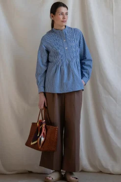 Skjorte - Dash Stripe Pintuck