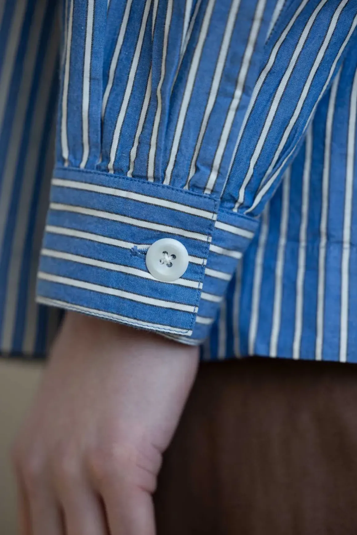 Skjorte - Dash Stripe Pintuck