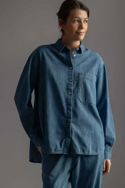 Skjorte - Lynette Denim Iceberg