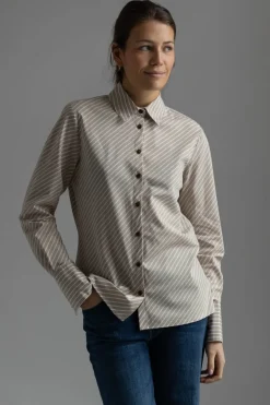 Skjorte - Sylvia Stripe Poplin Shirt