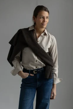 Skjorte - Sylvia Stripe Poplin Shirt