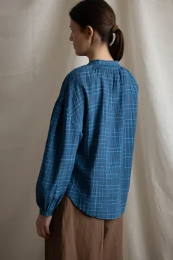 Skjorte - Viviane NO732 Griotte Blue Worker