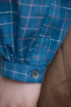 Skjorte - Viviane NO732 Griotte Blue Worker