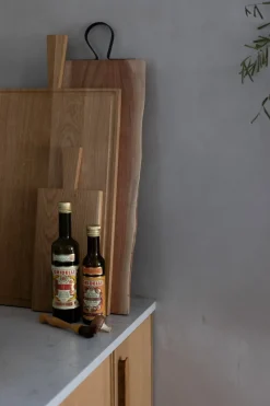 Skjærebrett - m/Saftrille 34x54cm Oljet eik