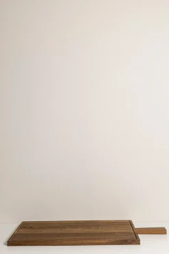 Skjærebrett | m/Saftrille 53,5x34,5cm Mørk Oljet Eik