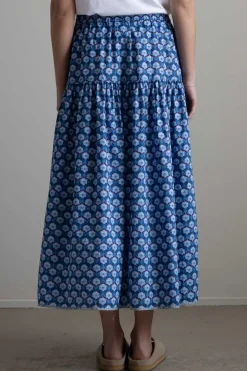 Skjørt - Bibbi Chevron Blue