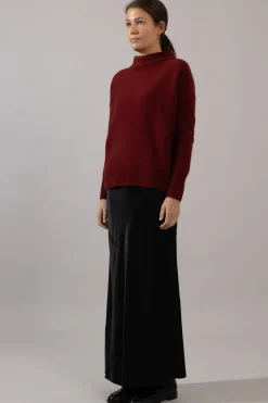 Skjørt - Satin Maxi Black