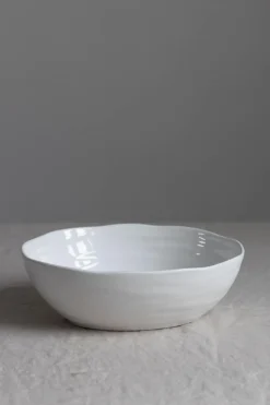 Skål - Capri Oval Hvit