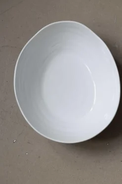 Skål - Capri Oval Hvit