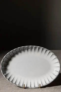 Skål - Inku Oval Hvit