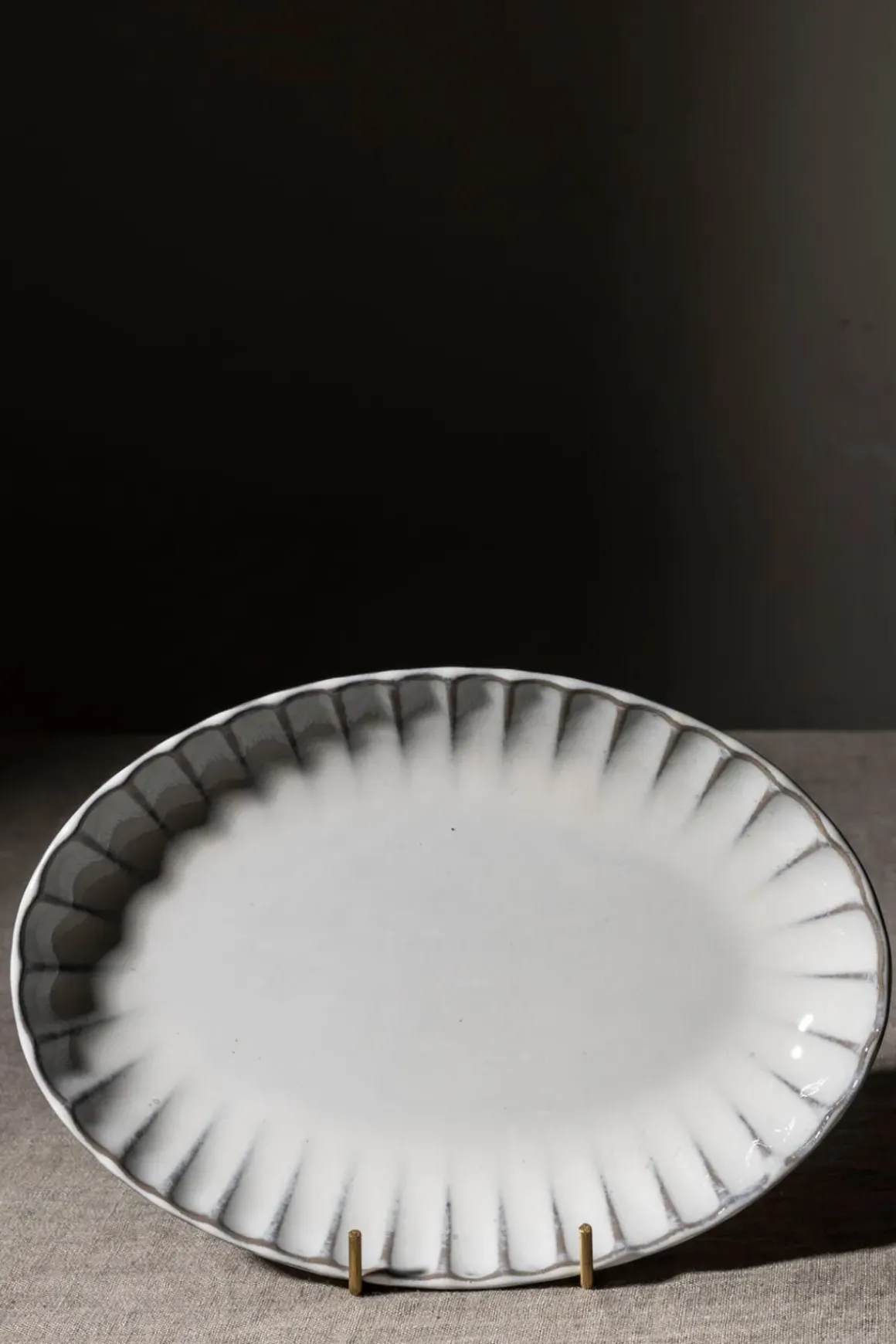 Skål - Inku Oval Hvit