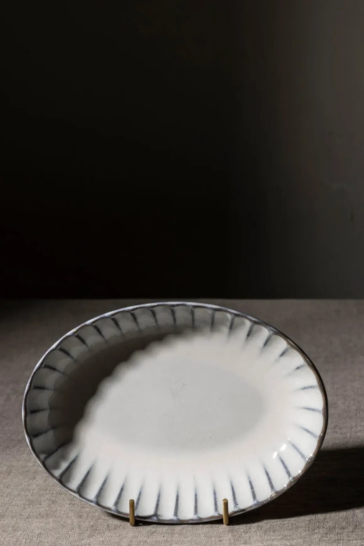 Skål - Inku Oval Hvit