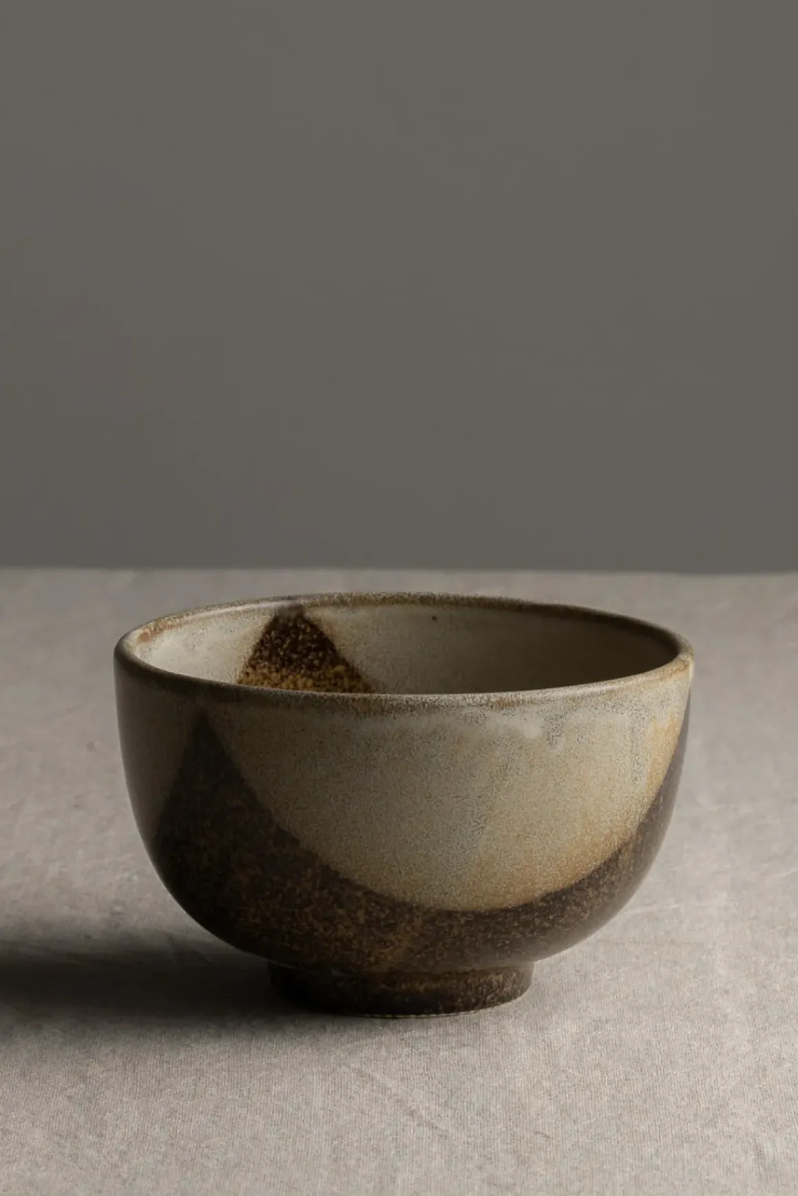 Skål - Japansk Keramikk Beige Triangel