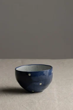 Skål - Japansk Keramikk Blue Dots