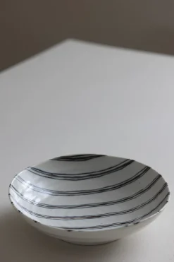 Skål - Japansk Keramikk Brune Small Striper