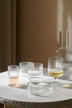 Skål - Ripple Serving Bowls 4pk Clear