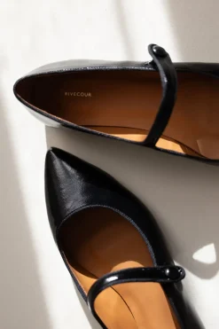 Sko - Ballerines n°144 Cuir Vernis Noir