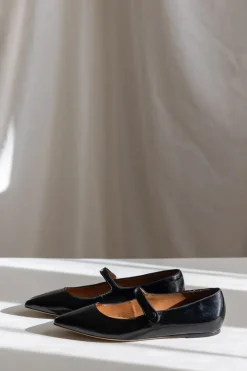 Sko - Ballerines n°144 Cuir Vernis Noir