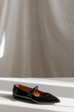 Sko - Ballerines n°144 Cuir Vernis Noir