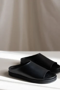 Sko - Slippers Julita Nappa Black