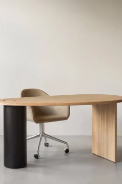 Skrivebord - Eclipse Desk, Natural Oiled Oak