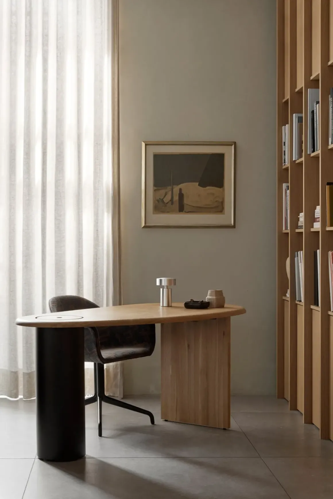 Skrivebord - Eclipse Desk, Natural Oiled Oak