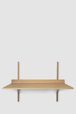 Skrivebord - Sector Desk Oak/Brass