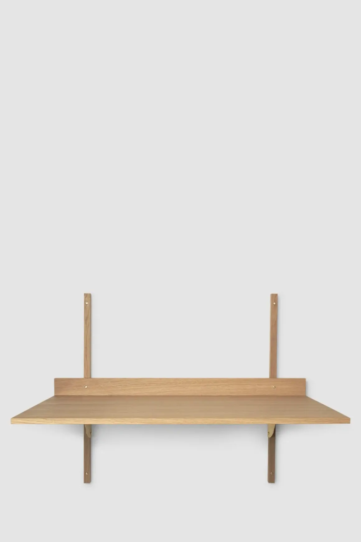 Skrivebord - Sector Desk Oak/Brass