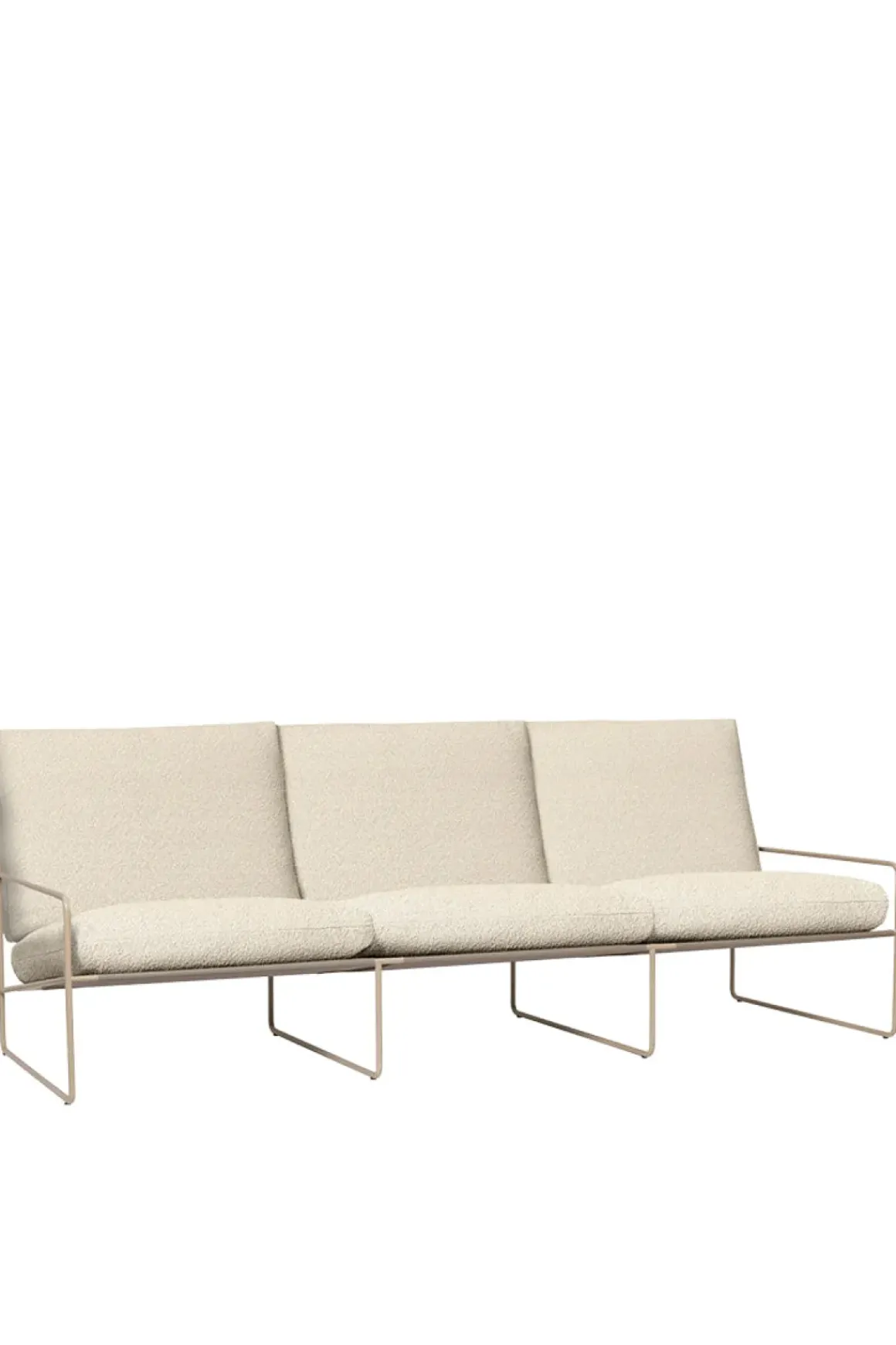 Sofa - Desert 3-seter Cashmere/Pure Bouclé