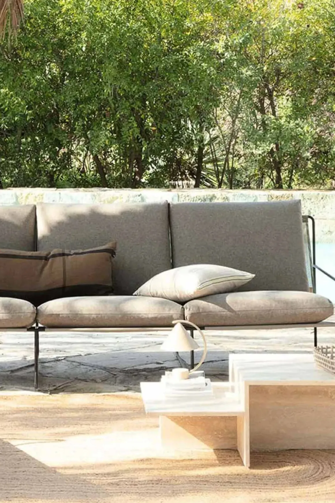 Sofa - Desert 3-seter Dolce, Black/Dark Sand