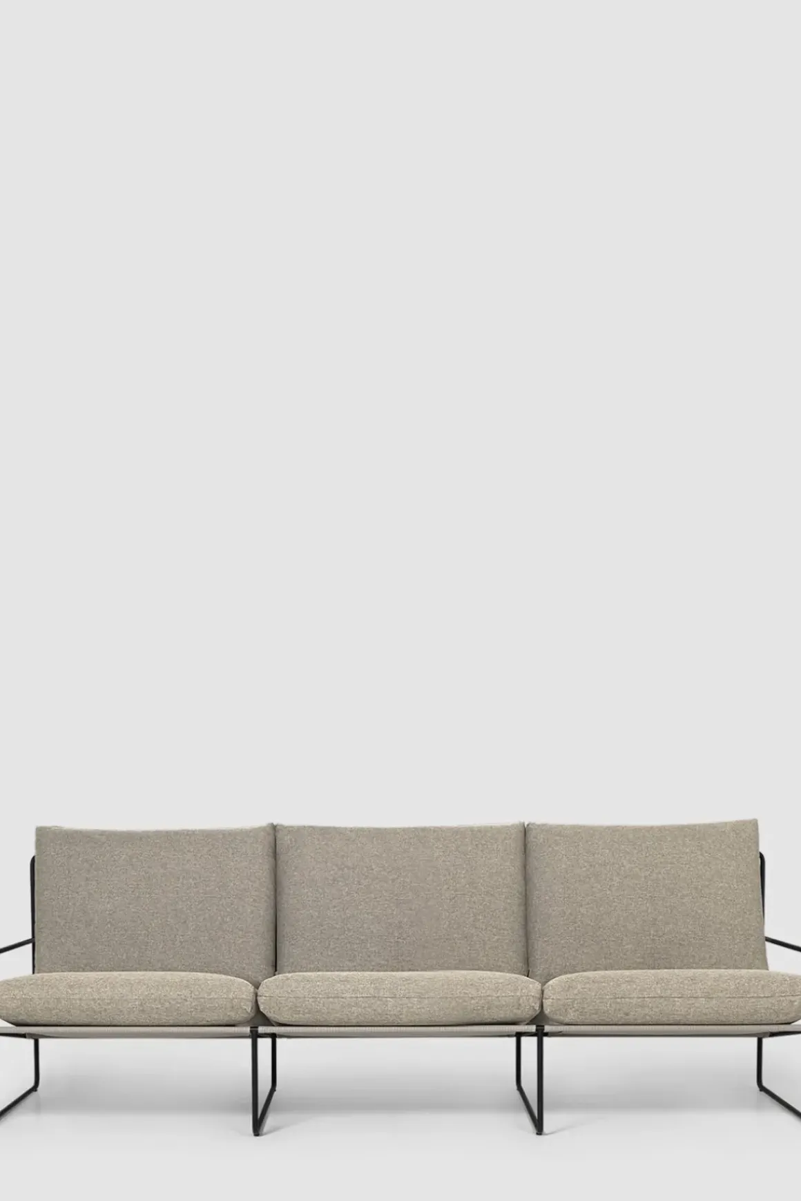 Sofa - Desert 3-seter Dolce, Black/Dark Sand